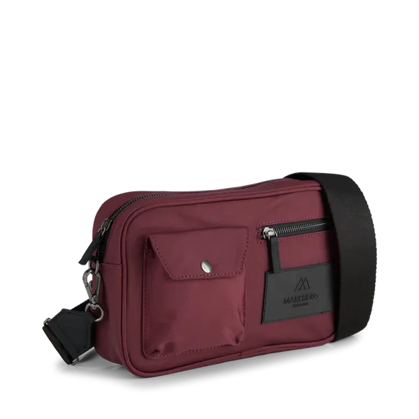 Markberg Darla MBG Crossbody Bag Recycled Burgundy w Black